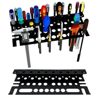 VGECEE Werkzeughalter 40CM für Schraubendreher, Zangen und Werkzeuge – Wandmontage für Garage und Werkstatt