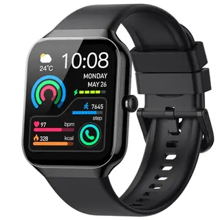 Jugeman Smartwatch für Herren und Damen, 1,96" HD Touchscreen mit Telefonfunktion