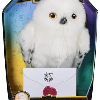 Spin Master World Harry Potter - Interaktive Plüsch-Eule Hedwig