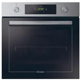 Candy Einbaubackofen FCM896XRLE0 mit Heißluft, 70 L, Pyrolyse Selbstreinigung, Wi-Fi, 9 Programme, Touch-Display