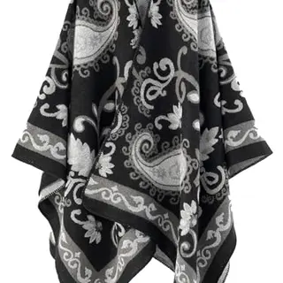 Zetieny Damen Poncho Schal - Elegant Cape Cardigan für Frauen