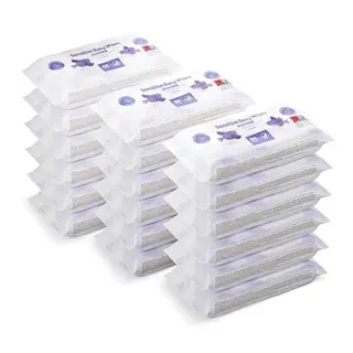 Amazon Sensitive Babyfeuchttücher, unparfümiert, 18 Packungen à 56 Stück