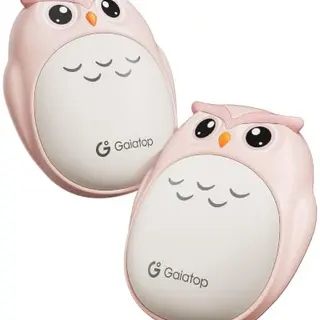Gaiatop Handwärmer Elektrisch 2er-Pack, wiederverwendbar in Rosa