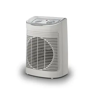 Rowenta Instant Comfort Aqua Heizlüfter, 2 Heizstufen, Lüfterfunktion, leise, hellgrau, 1200-2400W