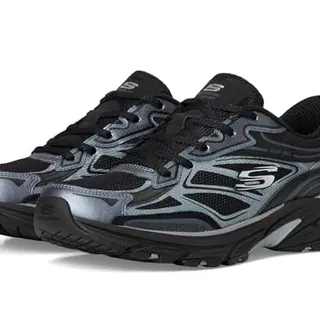 Skechers Damen Stamina Sportschuhe, Black, Größe 36 EU