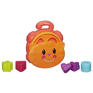 Playskool Formsteck-Katze Sortierspielzeug für Kleinkinder ab 18 Monaten, zusammenklappbar