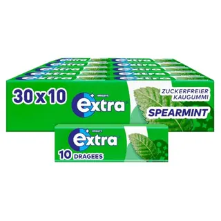 Extra Kaugummi Spearmint zuckerfrei Großpackung 30x10