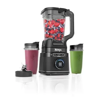 Ninja 2-in-1 Power Mixer Pro + Single Serve, 1200W, Schwarz