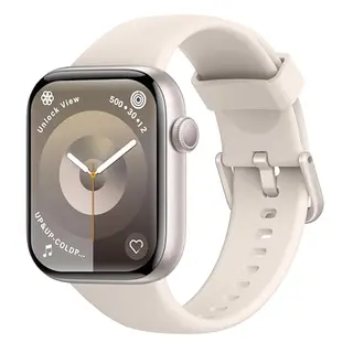 AcclaFit Smartwatch Damen & Herren, 1,85" HD Touch Fitnessuhr mit Telefon, 140+ Sportmodi, Pulsmesser, Schlafmonitor, Schrittzähler, IP68