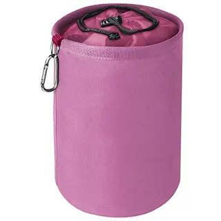 Vicloon Wäscheklammer Beutel - Wasserdichter Aufbewahrungsbeutel für 150-200 Wäscheklammern - Rosa