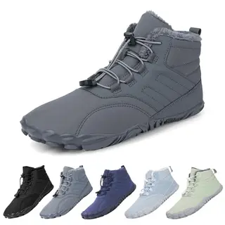 Deedlite Winter Barfußschuhe Damen, Wasserdichte Outdoor Winterschuhe für kalte Tage