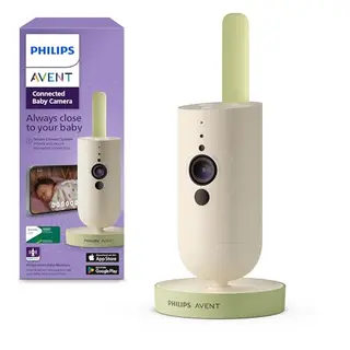 AVENT Philips Babykamera mit App, Nachtsicht, Gegensprechfunktion, DEKRA Zertifiziert, SCD643/26