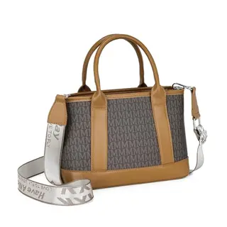 Miss Lulu Damen Handtasche Braun