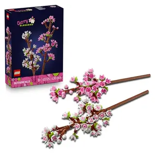 LEGO Botanicals Kirschblüten – Spielzeug mit Kunstblumen, kreative Deko für Schreibtisch, Geschenk für Mädchen & Teenager ab 8 Jahre – 40725