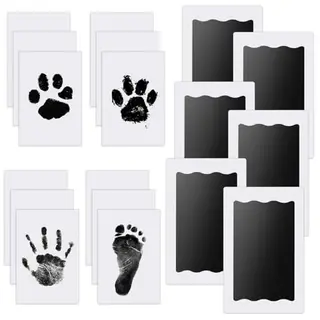 6-teiliges Fuß- und Handabdruck-Set für Babys – Ideal für Geschenke zur Babyparty (0-6 Monate)