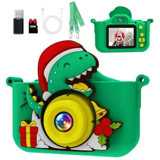 MYSTILUCK Kinderkamera 1080P HD mit 2,0" Bildschirm & 32GB Karte - Fotoapparat-Spielzeug für Jungen & Mädchen 3-12 Jahre