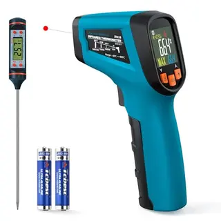 Tilswall Infrarot Thermometer -50°C bis 600°C für Kochen, Barbecue und Industrie