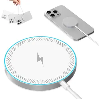 Mag-Safe Ladegerät für iPhone 17-12, kabelloses induktives Ladepad für AirPods 2/3/Pro