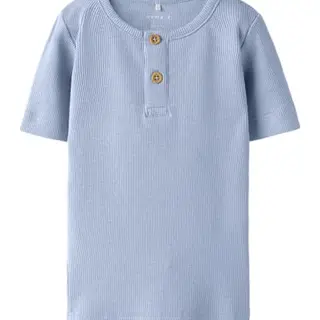 NAME IT Jungen Nmmkab Ss Top Noos, Blue Fog, 92 cm