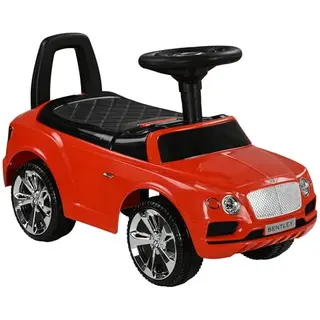 AIYAPLAY Bentley Bentayga Rutschauto für Kinder 1,5-3 Jahre mit Hupe und Musik, Rot
