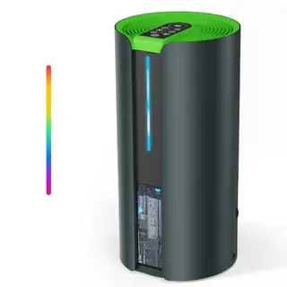AICPAN Evaporative Luftentfeuchter 16L/24H mit Waschetrockner & Luftreiniger für Keller, Bad, Schlafzimmer, Küche