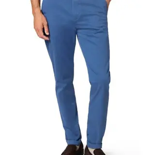 Tommy Hilfiger Herren Chino Hose Harlem Tapered Fit, Blau (Aegean Sea), 29W/34L