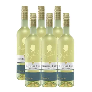 Maybach Sauvignon Blanc Feinherb, Qualitätswein, 6 x 0,75 l