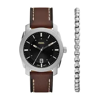 Fossil Machine Herren Uhr mit Chronograph & Edelstahl- oder Lederarmband