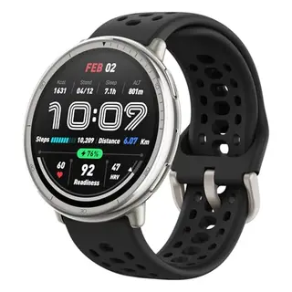 Amazfit Active 2 Smartwatch 44mm - Fitness-Tracker, 10 Tage Akku, Schlafüberwachung, wasserabweisend, für Android & iPhone