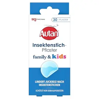 Autan Insektenstich-Pflaster - Juckreizlindernd & Chemiefrei, 30 Stück