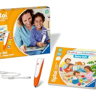 Ravensburger tiptoi Starter-Set: Stift und Bilderbuch - Lernspiele für Kinder ab 2 Jahren