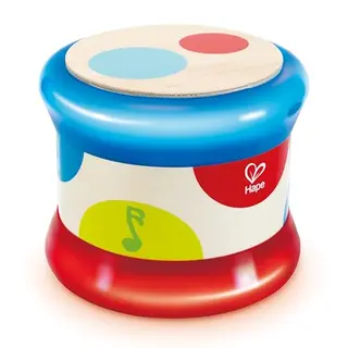 Hape Baby-Trommel | Rollendes Musikspielzeug für Kleinkinder zum Erlernen von Rhythmus, ab 6 Monaten