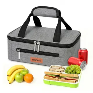 Kühltasche Klein 4L, 6 Dosen, Lunchtasche, 14h Kühlung für Herren und Damen