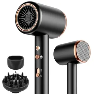 Haarföhn Profi Ionen Reisefön 2400W mit Diffusor, Heiß-/Kaltfunktion, 2 Geschwindigkeiten