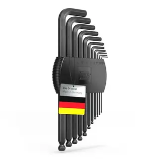 INBUS® Winkelschraubendreher Set 11tlg, 1,27–8mm, mit Kugelkopf