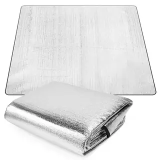 Vunanvu Camping Isoliermatte 200x200 cm - Dicke 3 mm, Kälteabweisend, Wasserdicht, Thermodecke für Zeltboden