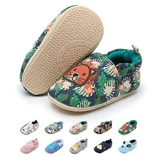 YloveM Krabbelschuhe für Babys - Rutschfeste Laufschuhe für Jungen und Mädchen