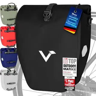 Valkental Gepäckträgertasche, wasserdicht & abschließbar