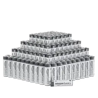 Amazon Basics AA-Alkali-Batterien, Industriequalität, 1,5 V, 200 Stück
