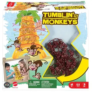 Mattel Games Tumblin' Monkeys Kinderspiel ab 5 Jahren für 2-4 Spieler