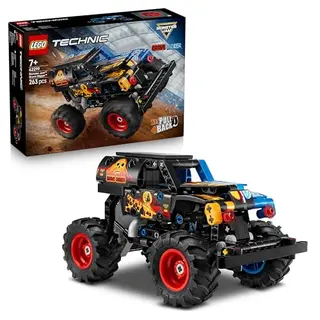 LEGO Technic Monster Jam Grave Digger Monstertruck mit Rückziehmotor - Spielzeug für Kinder - 42219