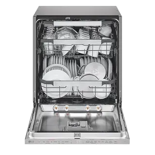 LG DB597TXS Geschirrspüler, A -20%, vollintegriert, Besteckschublade, automatische Türöffnung, Dampfreinigung, leise, Silber