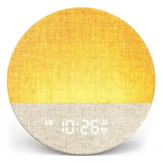 Dreamegg Tageslichtwecker mit Sonnenaufgangssimulation, 29 Beruhigende Klänge, dimmbares RGB-Nachtlicht, für Schlafzimmer