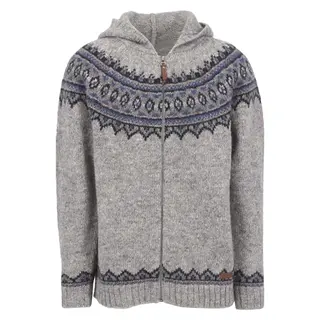 ICEWEAR Brynjudalur Woll-Cardigan mit Zip und Kapuze
