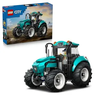 LEGO City Traktor Spielzeug Bauernhof Fahrzeug mit Bauer Mini-Figur – Geschenk für Jungen ab 6 Jahren