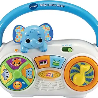 VTech Baby erstes Radio – Spielradio mit Instrumenten und Musik – Für Kinder von 6-36 Monaten