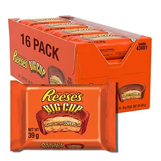 Reeses Big Cup Erdnussbutter-Riegel, 16 Stück
