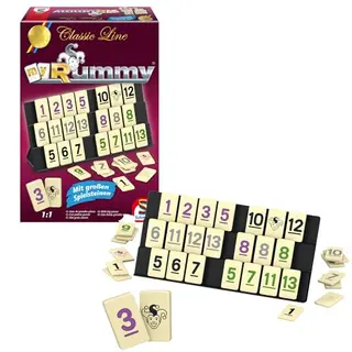 Schmidt Spiele MyRummy Classic Line, Legespiel mit großen Spielsteinen