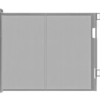 Treppenschutzgitter Ausziehbar 0-200 cm für Kinder, Katzen und Hunde - Grau