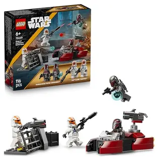 LEGO Star Wars 75449 Mandalore Battle Pack - Action-Spielzeug mit 4 Minifiguren und Speederbike - Geschenk für Kinder ab 6 Jahren